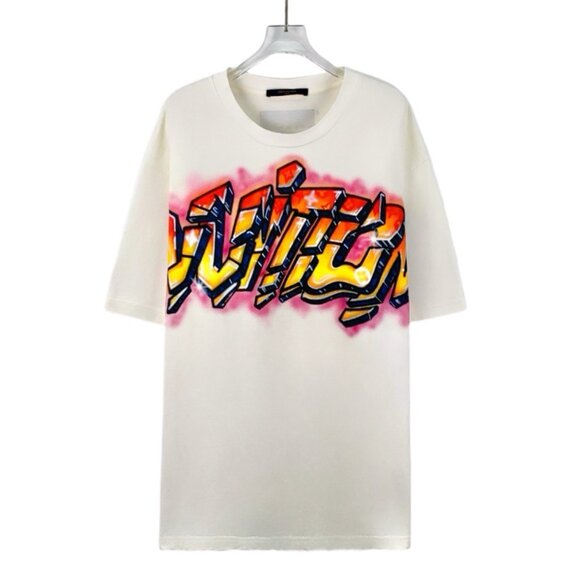 Louis Vuitton 2022 White Cotton Crewneck Short-Sleeve T-Shirt